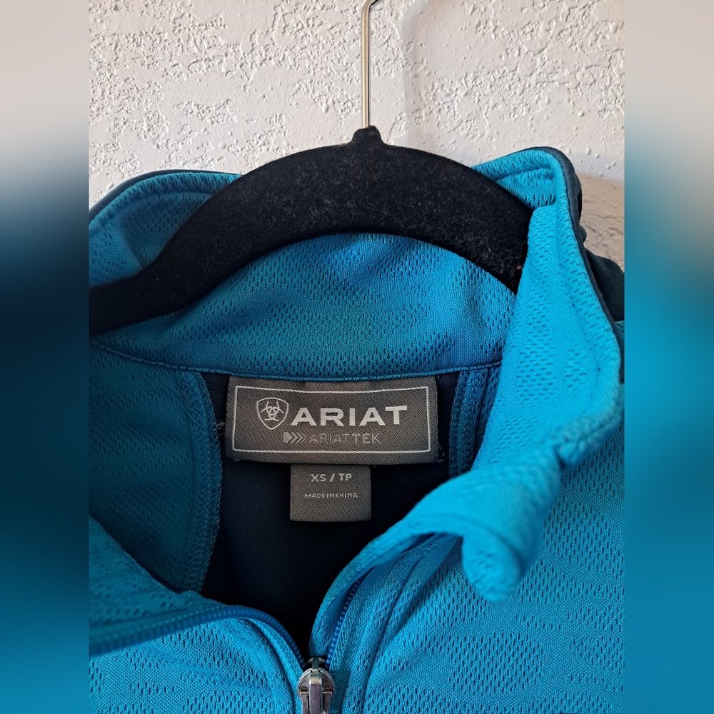 Ariat Women's Teal and Navy Blue  Jacket - Picture 2 of 6